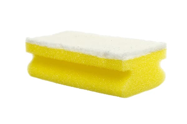 Industrial Finger Grip Non Scratch Scourers - Yellow