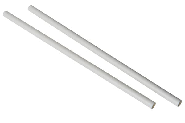 9INCH - White Paper Straw