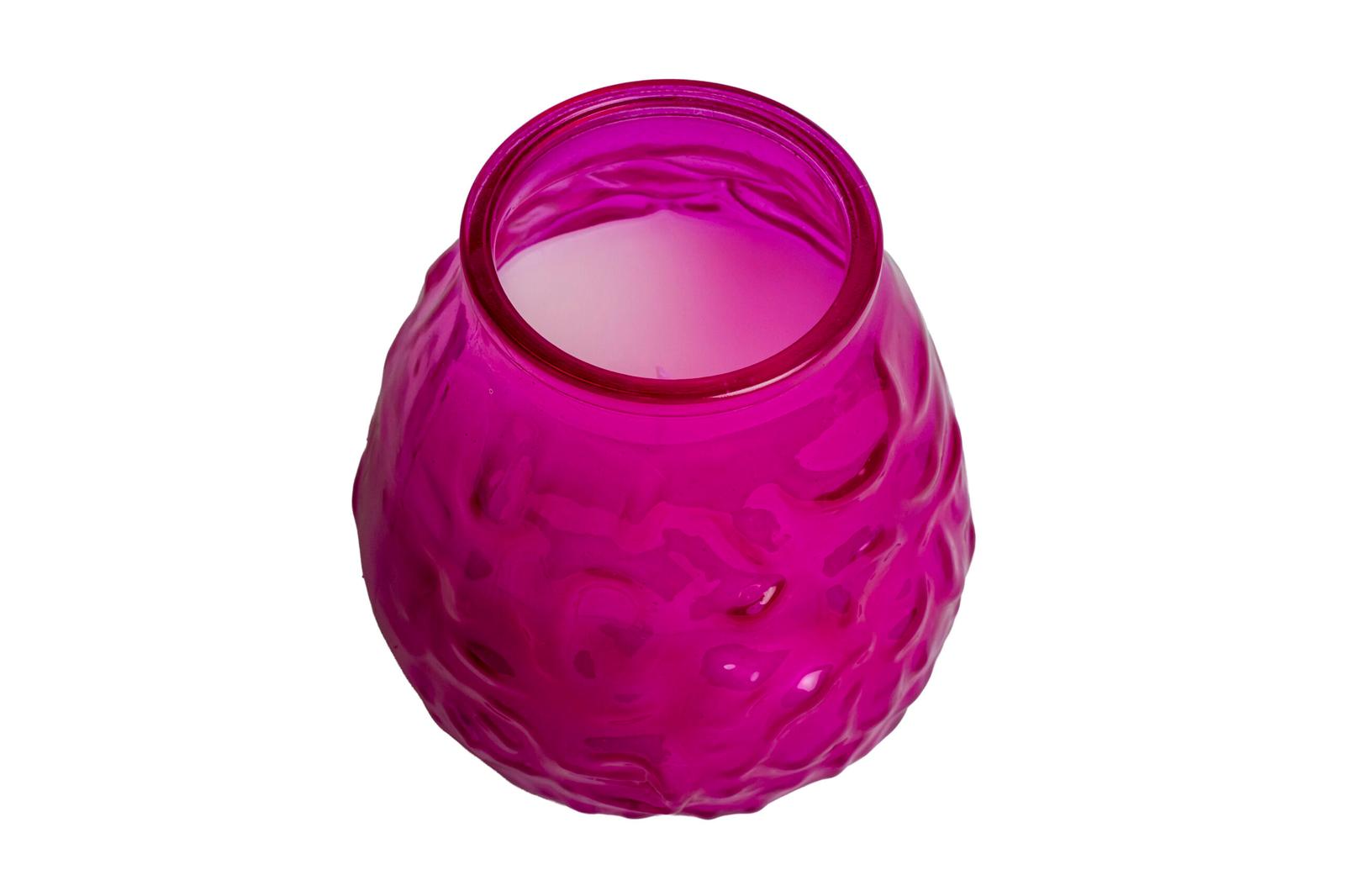 70 Hour Fuchsia Low Boy Candle