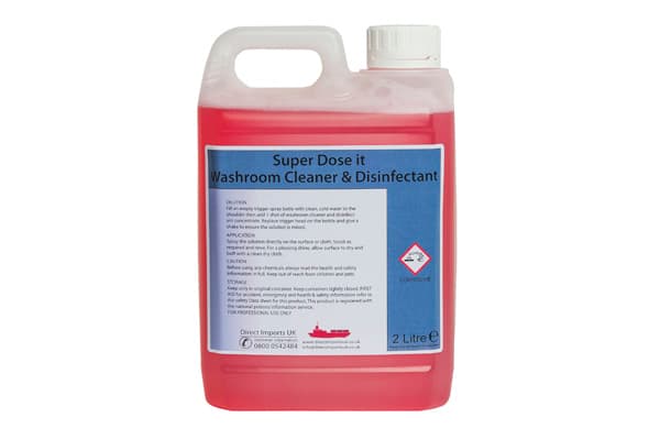2 Litre Super Dost-it Toilet - Washroom cleaner & disinfectant Concentrate